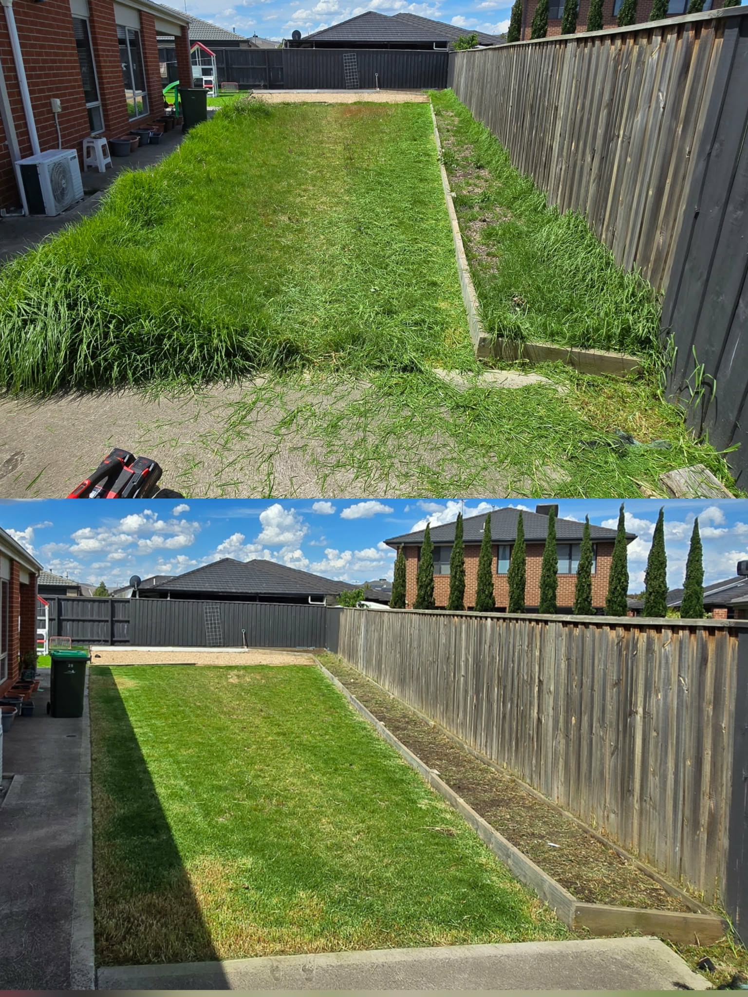 Outdoor tidy-up and garden cleanup by Reggie's Lawn and Outdoor Solutions