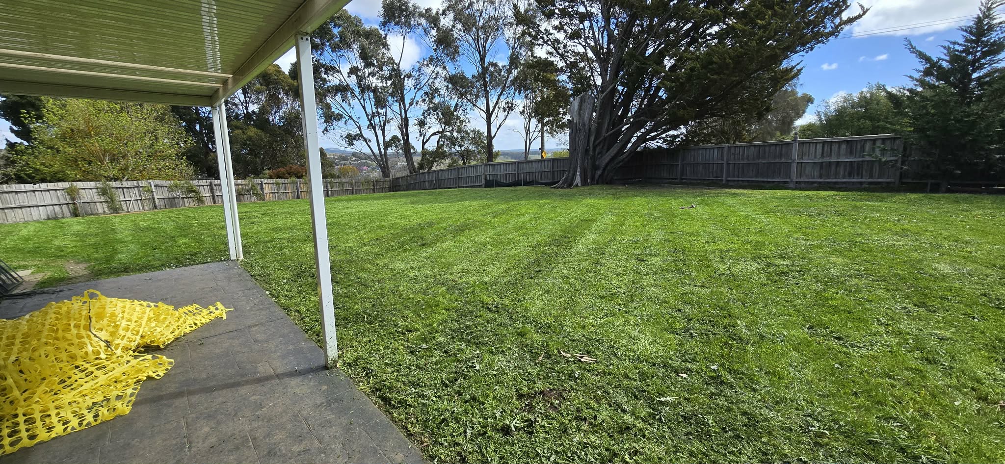 Residential lawn and nature strip mowing in Melbourne's western suburbs